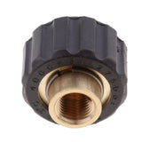 Maxbell Female 1/4 To Female M22x1.5 Socket 14mm Hole Brass Pressure Washer Fitting