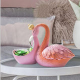 Maxbell Pink Flamingo Sandwich Biscuit Candies Holder Tray, Party Supplies Food Serving Bowl, Jewelry, Earrings, Keys Case