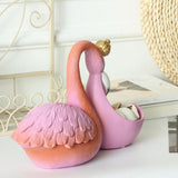 Maxbell Pink Flamingo Sandwich Biscuit Candies Holder Tray, Party Supplies Food Serving Bowl, Jewelry, Earrings, Keys Case