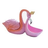 Maxbell Pink Flamingo Sandwich Biscuit Candies Holder Tray, Party Supplies Food Serving Bowl, Jewelry, Earrings, Keys Case