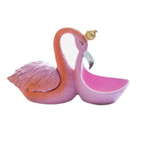 Maxbell Pink Flamingo Sandwich Biscuit Candies Holder Tray, Party Supplies Food Serving Bowl, Jewelry, Earrings, Keys Case