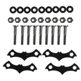 Maxbell 4 Set Longboard Skateboard Deck Protect Cushion Gasket Bolts Nuts Screw Mounting Kit