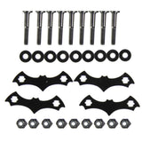 Maxbell 4 Set Longboard Skateboard Deck Protect Cushion Gasket Bolts Nuts Screw Mounting Kit