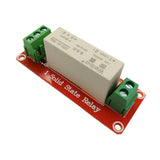 Maxbell 1 CH 5A Solid Relay Module Board Optocouple Highf Level Trigger 5-220V