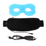 Maxbell Heated Eye Mask - USB Dry Eye Mask, Electric Heating Eye Mask,Adjustable Temperature, Sleeping Heated Eye Mask for Dry Puffy Eyes