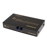 Maxbell 2 Port VGA Button Manual Switch Box 2 In 1 Out for Projector TV Monitor