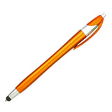 Maxbell 2 in 1 Slim Capacitive Stylus & Ballpoint Pen for Universal Touch Screens Devices, iPhone, iPad, Tablets, Samsung Galaxy - Orange