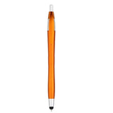 Maxbell 2 in 1 Slim Capacitive Stylus & Ballpoint Pen for Universal Touch Screens Devices, iPhone, iPad, Tablets, Samsung Galaxy - Orange