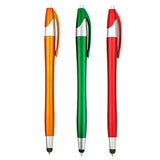 Maxbell 2 in 1 Slim Capacitive Stylus & Ballpoint Pen for Universal Touch Screens Devices, iPhone, iPad, Tablets, Samsung Galaxy - Orange