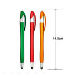 Maxbell 2 in 1 Slim Capacitive Stylus & Ballpoint Pen for Universal Touch Screens Devices, iPhone, iPad, Tablets, Samsung Galaxy - Orange