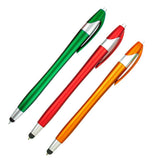 Maxbell 2 in 1 Slim Capacitive Stylus & Ballpoint Pen for Universal Touch Screens Devices, iPhone, iPad, Tablets, Samsung Galaxy - Orange