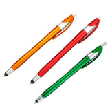 Maxbell 2 in 1 Slim Capacitive Stylus & Ballpoint Pen for Universal Touch Screens Devices, iPhone, iPad, Tablets, Samsung Galaxy - Orange