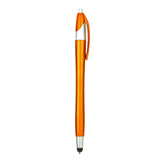 Maxbell 2 in 1 Slim Capacitive Stylus & Ballpoint Pen for Universal Touch Screens Devices, iPhone, iPad, Tablets, Samsung Galaxy - Orange