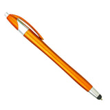 Maxbell 2 in 1 Slim Capacitive Stylus & Ballpoint Pen for Universal Touch Screens Devices, iPhone, iPad, Tablets, Samsung Galaxy - Orange