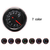 Maxbell Car Motor 7 Color LED Light 52mm 8V-18V Volt Voltmeter Gauge Pointer Meter