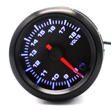 Maxbell Car Motor 7 Color LED Light 52mm 8V-18V Volt Voltmeter Gauge Pointer Meter