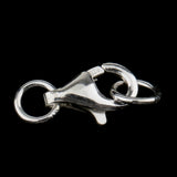 Maxbell 1pcs 925 Sterling Silver Lobster Clasp DIY Jewelry Finding Connectors 8mm