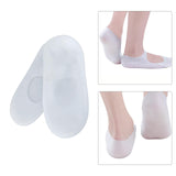 Maxbell Silicone Socks Breathable for Corns Calluses Dry Cracking Skin Dry Feet White S