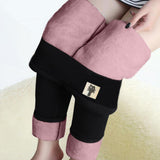 Maxbell Ladies Women Leggings Footless High Waist Thermal Pants Brushed Trousers L