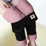 Maxbell Ladies Women Leggings Footless High Waist Thermal Pants Brushed Trousers L