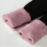 Maxbell Ladies Women Leggings Footless High Waist Thermal Pants Brushed Trousers L