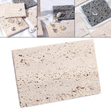 Maxbell Natural Stone Photo Props Studio Shooting Background Boards Beige Rectangle