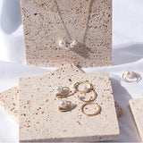 Maxbell Natural Stone Photo Props Studio Shooting Background Boards Beige Rectangle