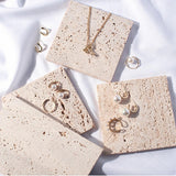 Maxbell Natural Stone Photo Props Studio Shooting Background Boards Beige Rectangle