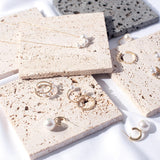 Maxbell Natural Stone Photo Props Studio Shooting Background Boards Beige Square