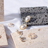 Maxbell Natural Stone Photo Props Studio Shooting Background Boards Beige Square