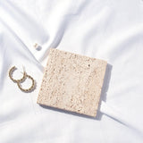 Maxbell Natural Stone Photo Props Studio Shooting Background Boards Beige Square