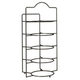 Maxbell Kitchen Desktop Wall Mounted Plate Rack Stackable for Household  5 Layers