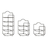 Maxbell Kitchen Desktop Wall Mounted Plate Rack Stackable for Household  2 Layers