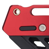 Maxbell Chain Guide Guard Replacement Parts Protective Aluminium Alloy Rubber red