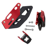 Maxbell Chain Guide Guard Replacement Parts Protective Aluminium Alloy Rubber red