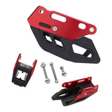 Maxbell Chain Guide Guard Replacement Parts Protective Aluminium Alloy Rubber red