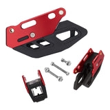 Maxbell Chain Guide Guard Replacement Parts Protective Aluminium Alloy Rubber red