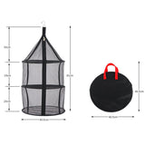 Maxbell 3 Layer Hanging Dryer Foldable Outdoor Camping Good Ventilation Lightweight