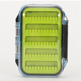 Maxbell Double Sided Fly Fishing Box Fishing Lure Hook Tackle Storage Container Green 106x76x36mm