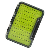 Maxbell Portable Fly Fishing Box Clear Lid Baitcasting Organizer 5.5x3.8x0.7inch B