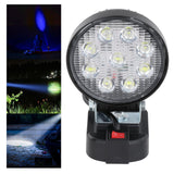 Maxbell Portable LED Work Lights Outdoor Floodlight Lamp for Home Round 11cm