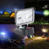 Maxbell Portable LED Work Lights Outdoor Floodlight Lamp for Home Square 11x12cm