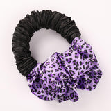 Maxbell Sleep Heatless Hair Curler Headband Wave Tools Headband Purple Leopard print