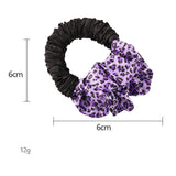Maxbell Sleep Heatless Hair Curler Headband Wave Tools Headband Purple Leopard print