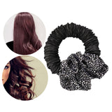 Maxbell Sleep Heatless Hair Curler Headband Wave Tools Headband Black  Leopard print