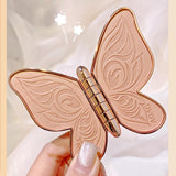 Maxbell Portable 6 Color Butterfly Eyeshadow Palette Shimmer Matte Chocolate Mousse