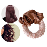 Maxbell Sleep Heatless Hair Curler Headband Wave Tools Headband Brown