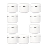 Maxbell Set of 10 Refillable Jars Empty Cosmetic Containers Bottle 200g 6.4x7.8cm