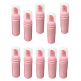 Maxbell 10x Foaming Pump Bottles 2 oz for Moisturizers Lash Cleanser Soap Pink
