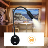 Maxbell Desk Lamp USB Bedside Night Lamp Sleeping Lamp for Bedside Dorm Black 6000K